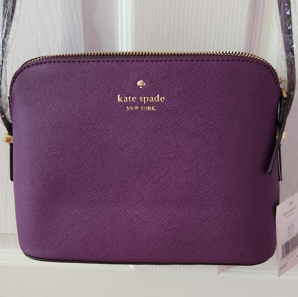 Kate Spade Mandy Cedar Street Purple Crossbody Purse - Picture 8 of 8